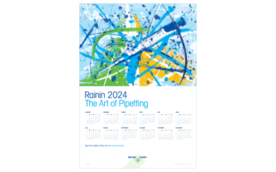 Kalendár Rainin 2024 Umenie pipetovania